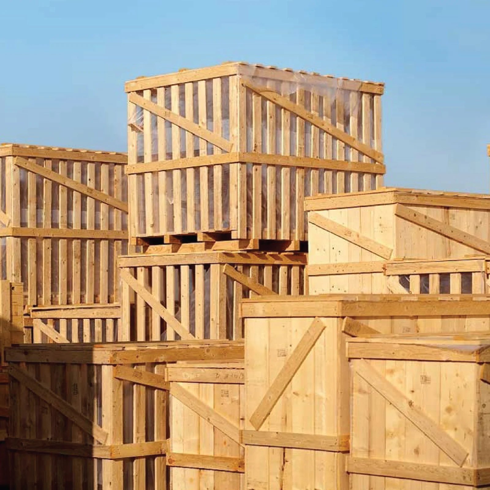 Packaging wood